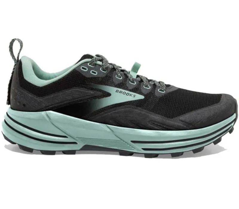 Brooks Women's Cascadia 16 Wide - Ebony/Yucca